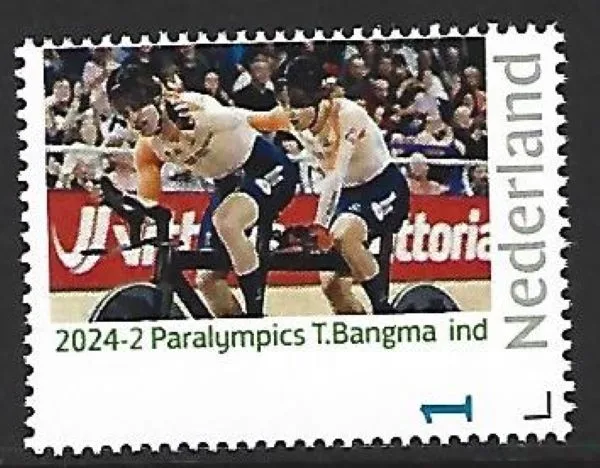 Netherlands 2024-2 Paralympics T Bangma Cycling Pursuit MNH