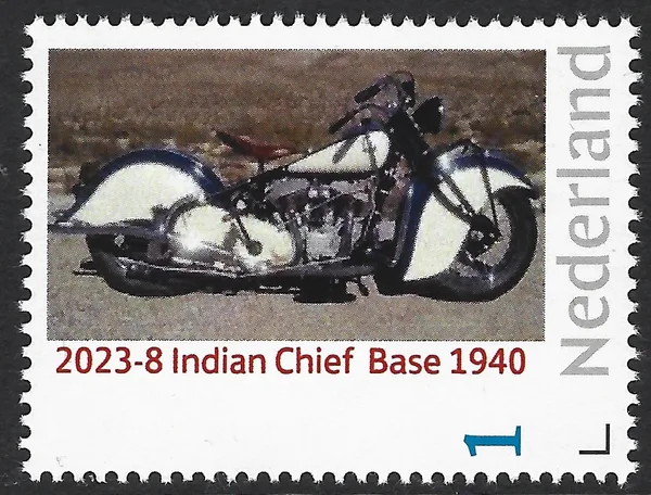 Netherlands 2023-8 Motorcycle Indian Chief Base 1940 MNH