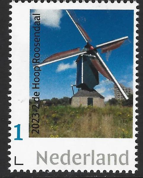 Nederland 2023-2 Molen - Windmill: de Hoop Roosendaal postfris/mnh
