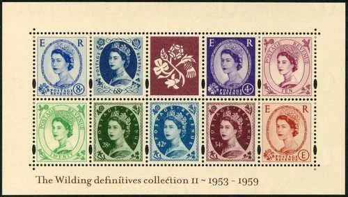 Großbritannien 2003 Königin Elisabeth Wildings II Block postfrisch/mnh