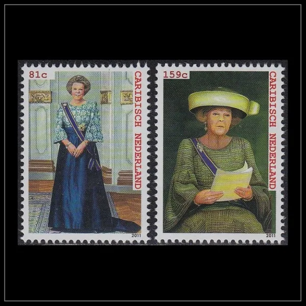 Caribbean Netherlands 16-17 Royal Visit 2011 MNH