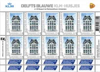Nederland 2012 KLM HUISJES PERSOONLIJKE ZEGEL WERELD VELLETJE/SHEETLET POSTFRIS