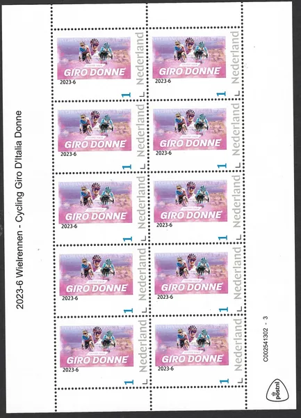 Netherlands 2023-6 Cycling Giro D'Italia Donne souvenir sheet MNH