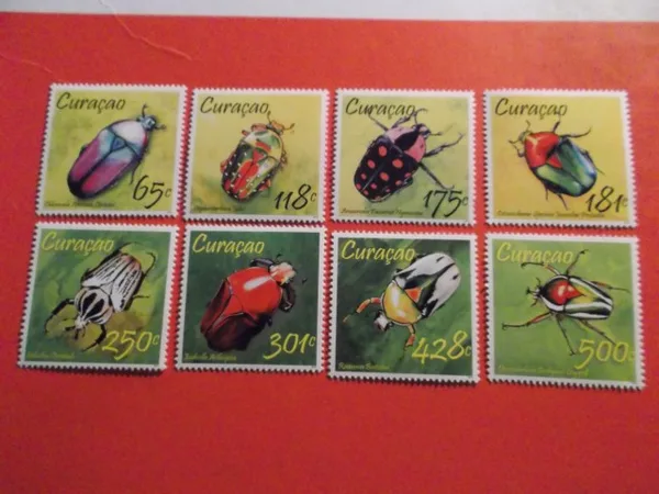 Curacao 184-191 Fauna insects 2013 MNH