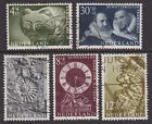 766-770 Zomerzegels, museumstukken 1962 gestempeld
