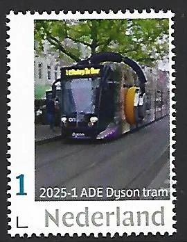 Train 2025-1 Tram ADE Dyson loudspeaker tram MNH/never hinged