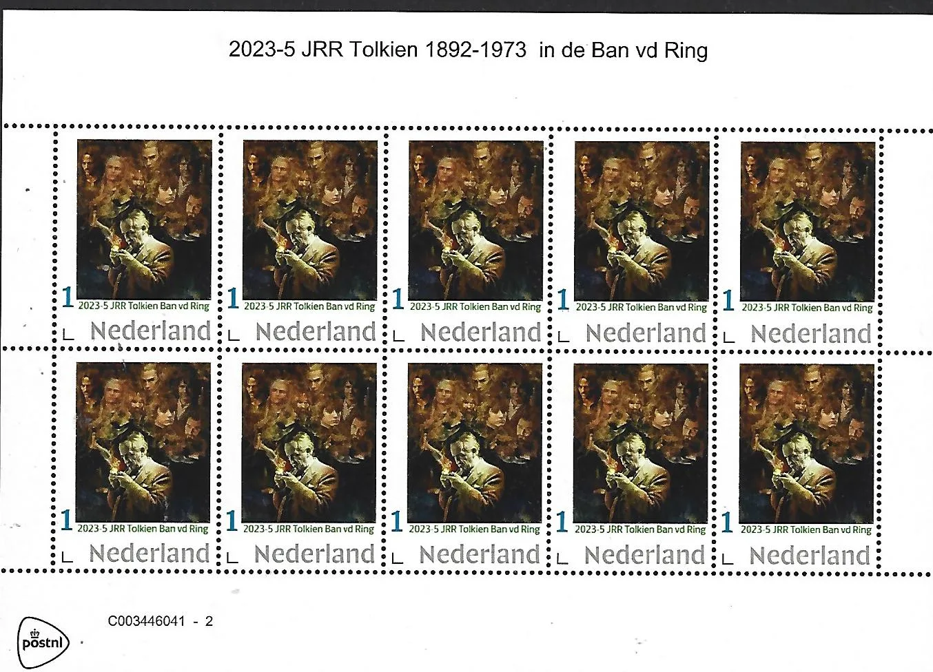 Niederlande 20223-5 JRR Tolkien 1892-1973 Block postfrisch/mnh