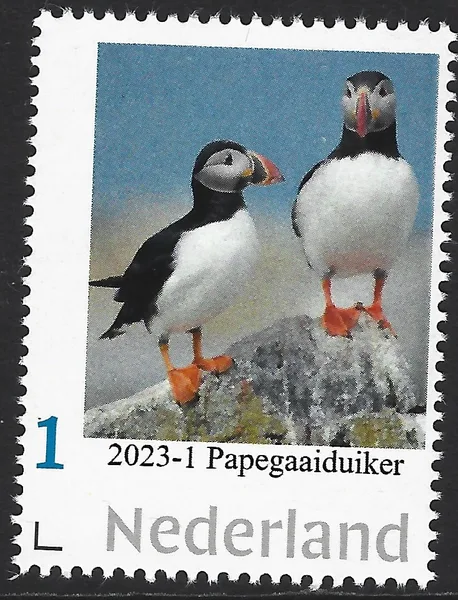 Nederland 2023-1 Papegaaiduiker Puffin postfris/mnh