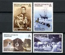 408-411 BAT Shackleton´s dogs 2005 postfris-mnh