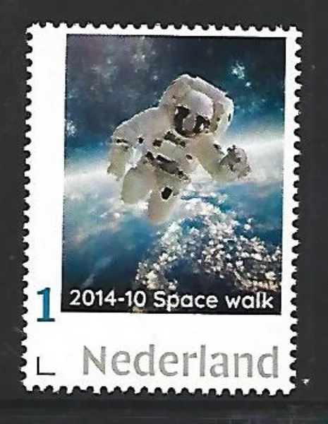 Nederland 2014-10 Ruimtevaart Space: Space walk postfris/mnh