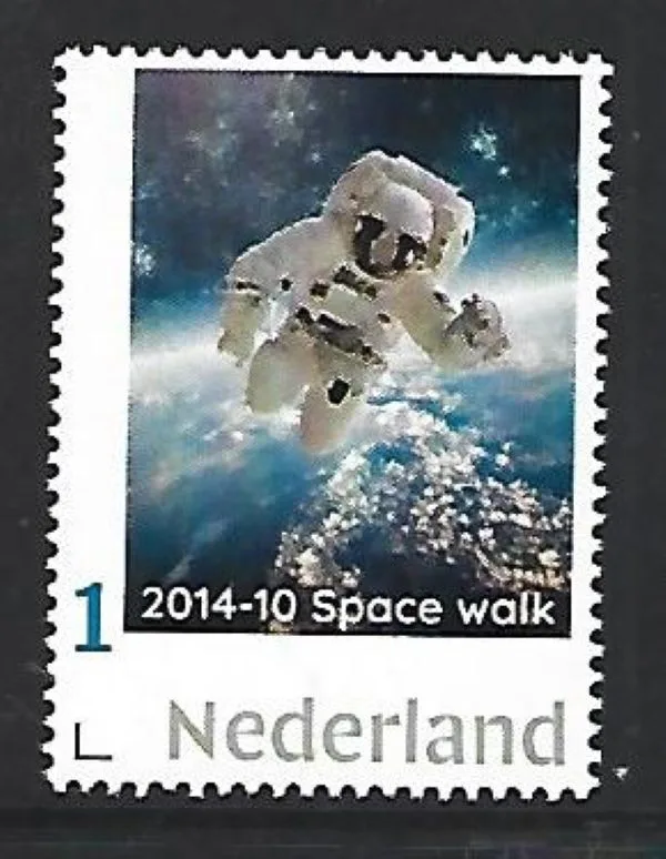 Niederlande 2014-10 Raumfahrt Space: Weltraumspaziergang postfrisch/mnh