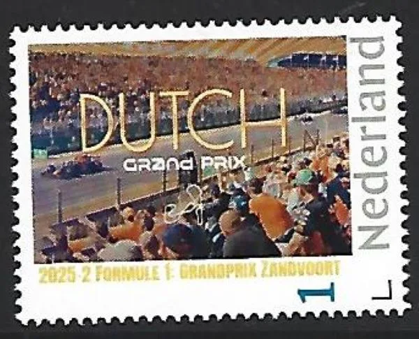 Netherlands 2025-2 Auto Racing Formula 1 Zandvoort Dutch Grand Prix unmounted MNH