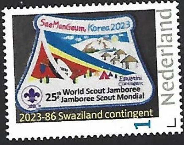 Nederland 2023-86 Scouting Jamboree SeaManGeum Swaziland postfris/mnh