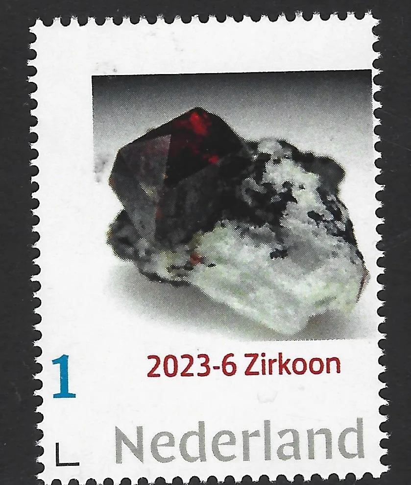 Niederlande 2023-6 Minerale Zirkon postfrisch/mnh