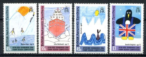 412-415 BAT Kindertekeningen 2006 postfris-mnh