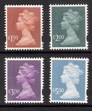 Gr.Britain 2003 Frankeer Machins hoge waarden postfris/mnh