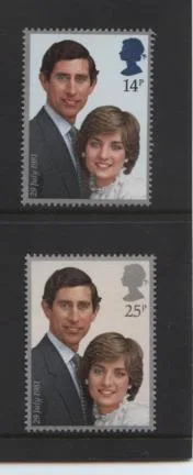 Großbritannien 1981 Prinz Charles Lady Diana postfrisch/mnh