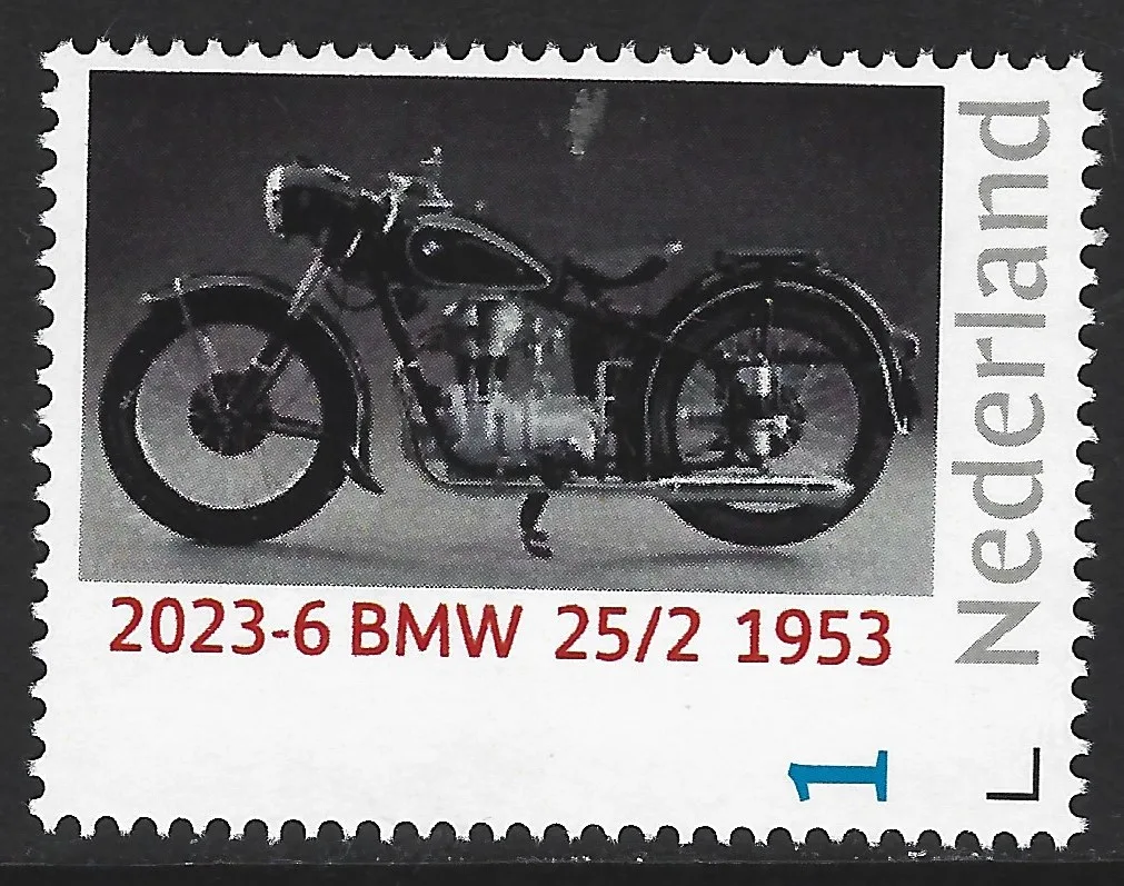 Niederlande 2023-6 Motorrad BMW 25/2 1953 postfrisch/mnh