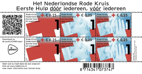 Nederland 2902 Rode kruis blok/ms postfris-mnh 2012