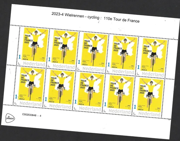 Netherlands 2023-4 Cycling Tour de France sheet-sheetlet MNH