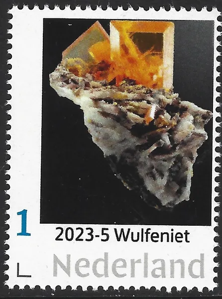 Netherlands 2023-5 Minerals: Wulfenite MNH