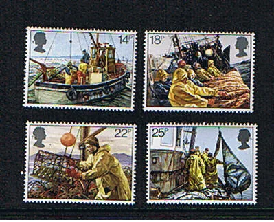 Great Britain 1981 Fishing Ships MNH