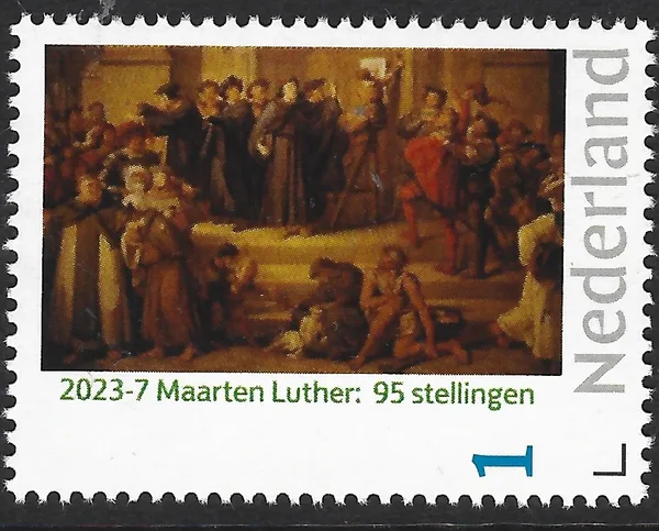 Nederland 2023-7 Maarten Luther 1483-1546 Reformatie postfris-mnh