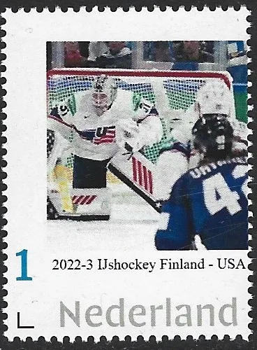Pays-Bas 2022-3 Hockey sur glace : FINLANDE - USA neuf/MNH
