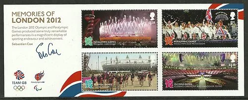 Großbritannien 2012 Erinnerungen an die Olympiade Block/MS postfrisch/MNH