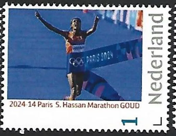 Nederland 2024-14 Olympics Atletics Sifan Hassan Marathon Gold postfris/mnh