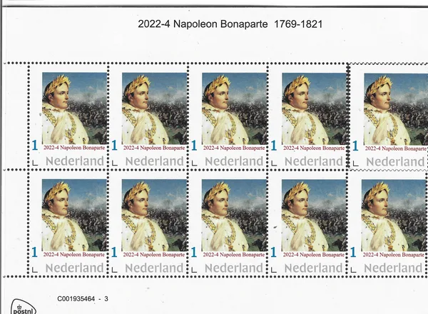 Nederland 2022-4 Napoleon Bonaparte vel-sheetlet postfris/mnh