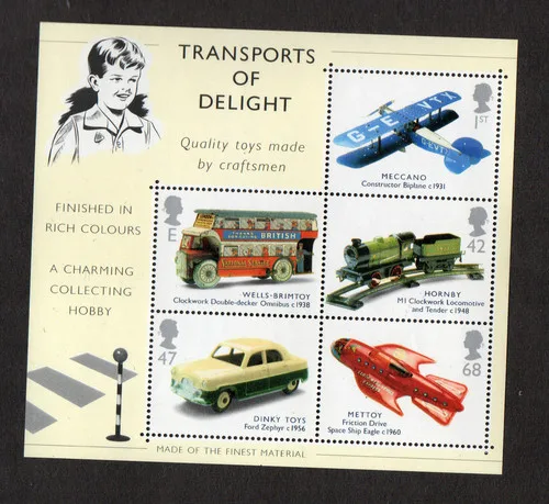 Gr.Britain 2003 Old Transport Methods block-m/s MNH