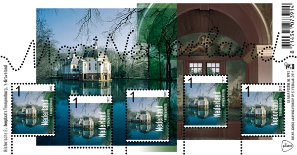 Netherlands 2903 Beautiful Netherlands Trompenburg 2012 block- m/s MNH