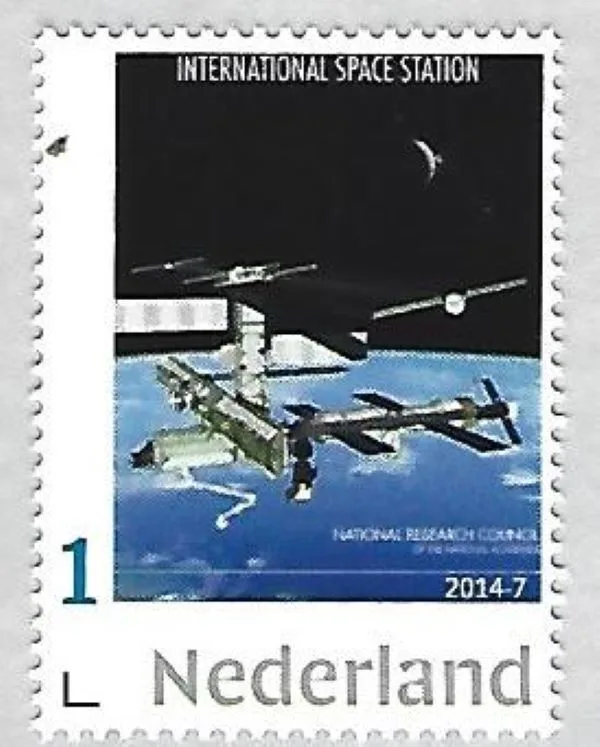 Niederlande 2014-7 Raumfahrt Space: NASA int. Weltraumstation postfrisch/mnh