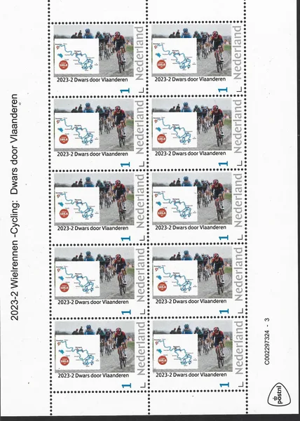 Netherlands 2023-2 Cycling: Dwars door Vlaanderen sheet-sheetlet MNH