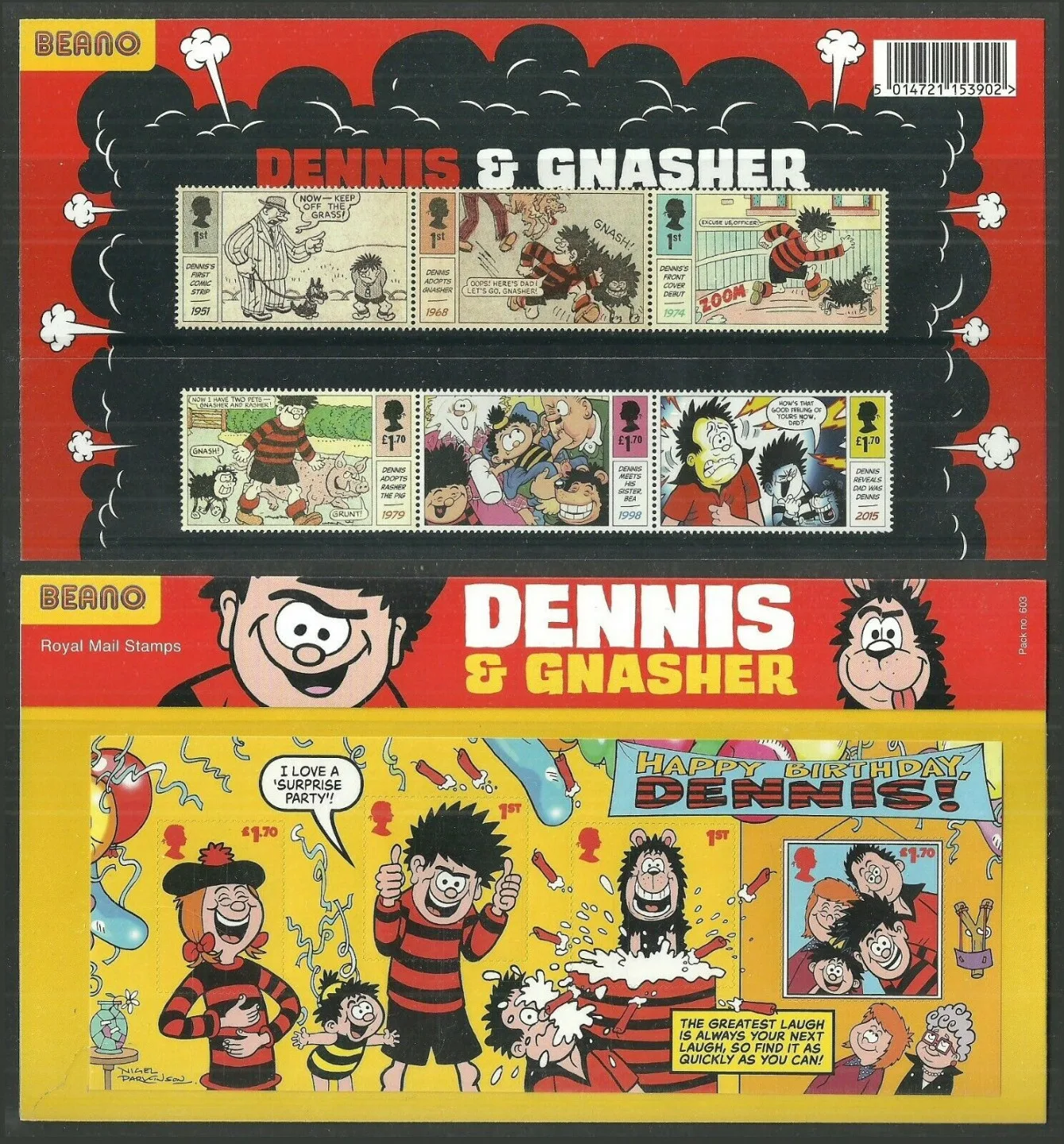 Gr. Britain 2021 Dennis & Gnasher presentation pack neuf/mnh