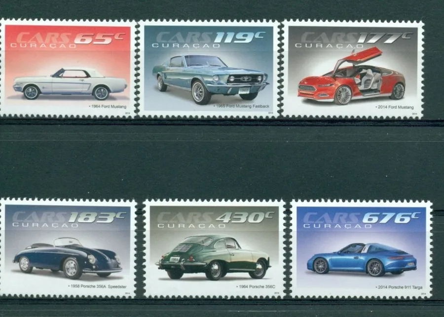 Curacao 211-216 Old cars vintage cars 2014 MNH