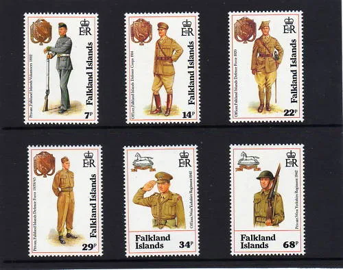 569-574 Falkland 1992 Defence force MNH