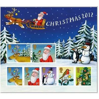 Großbritannien 2012 Weihnachten Christmas Block/ms postfrisch/mnh
