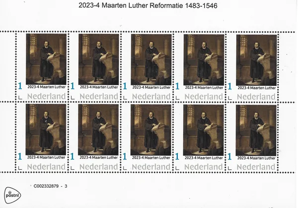 Netherlands 2023-4 Martin Luther 1483-1546 sheet MNH
