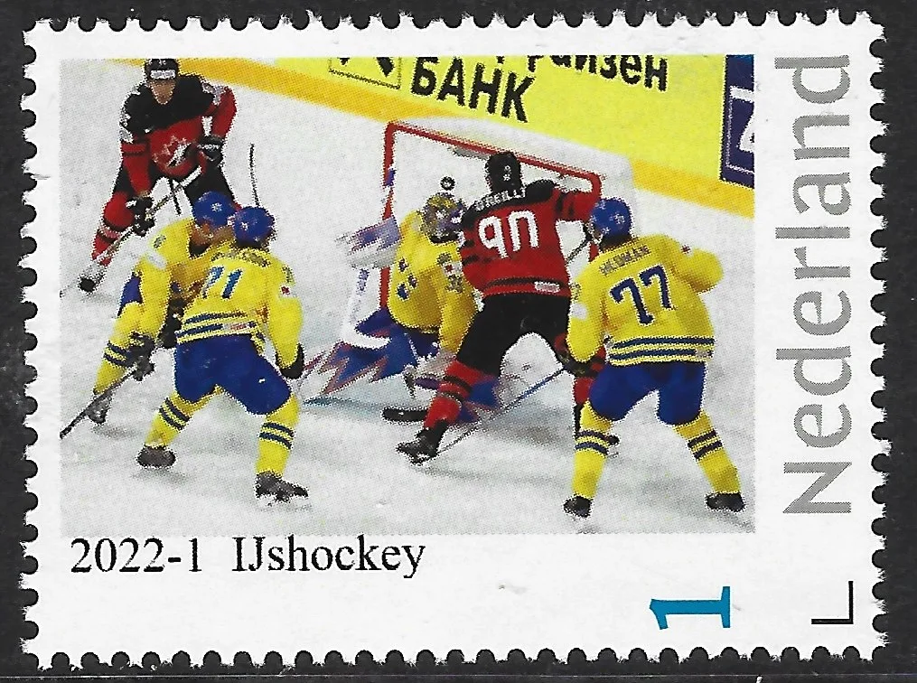 Pays-Bas 2022-1 Hockey sur glace postfris/mnh