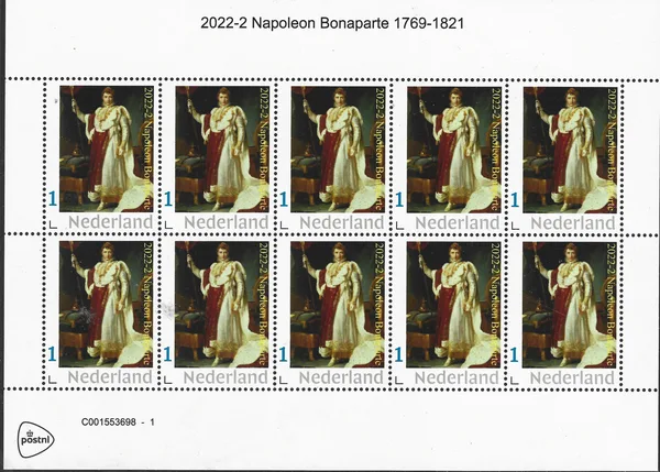 Nederland 2022-2 Napoleon Bonaparte 1769-1821 vel-sheetlet postfris/mnh