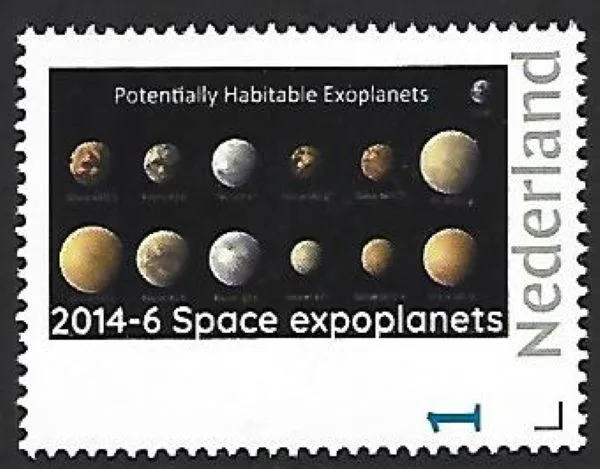 Niederlande 2014-6 Weltraumfahrt Space: Exoplaneten postfrisch/mnh