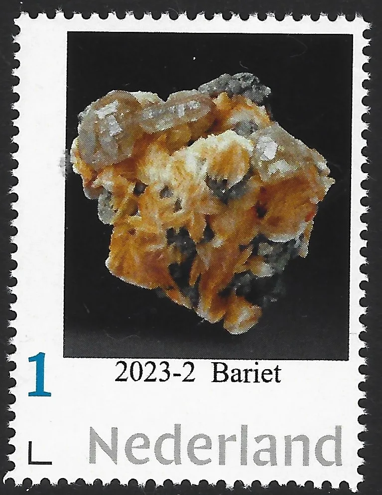 Niederlande 2023-2 Mineralien Baryt postfrisch/mnh