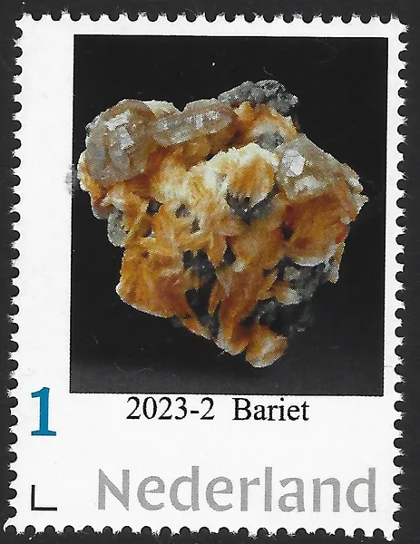 Netherlands 2023-2 Minerals Barite MNH