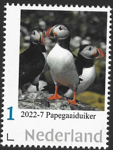 Nederland 2022-7 Vogels - Papegaaiduiker - Puffin postfris-mnh