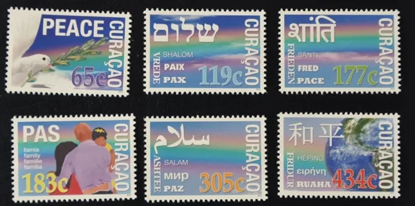 Curacao 218-223 Peace 2014 MNH