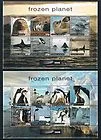 BRITS ANTARCTICA 2011 BBC FROZEN PLANETS- PINGUINS-WALVISSEN 2 SIERVELLETJES POSTFRIS