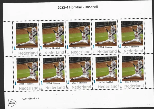 Netherlands 2022-4 Baseball sheet MNH