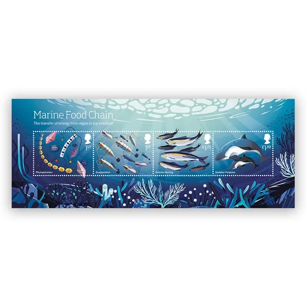 Gr. Britain 2021 Wild coasts blok-m/s postfris/mnh